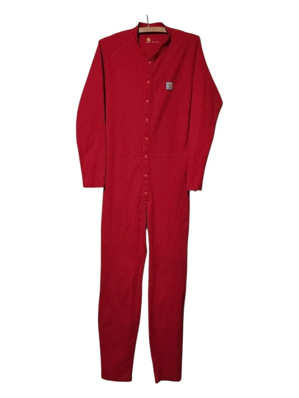 Carhartt Base Layer Red Thermal Union Suit Long John's Size Large